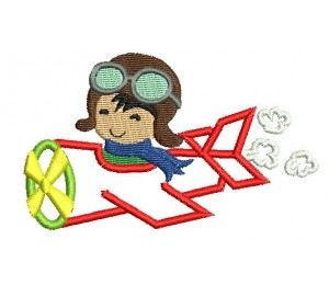 Stickmuster - Future Pilot 2